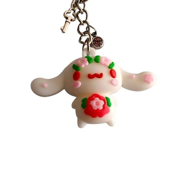 Kawaii Cinnamaroll Hello Kitty Charm Keychain - Picture 5 of 5